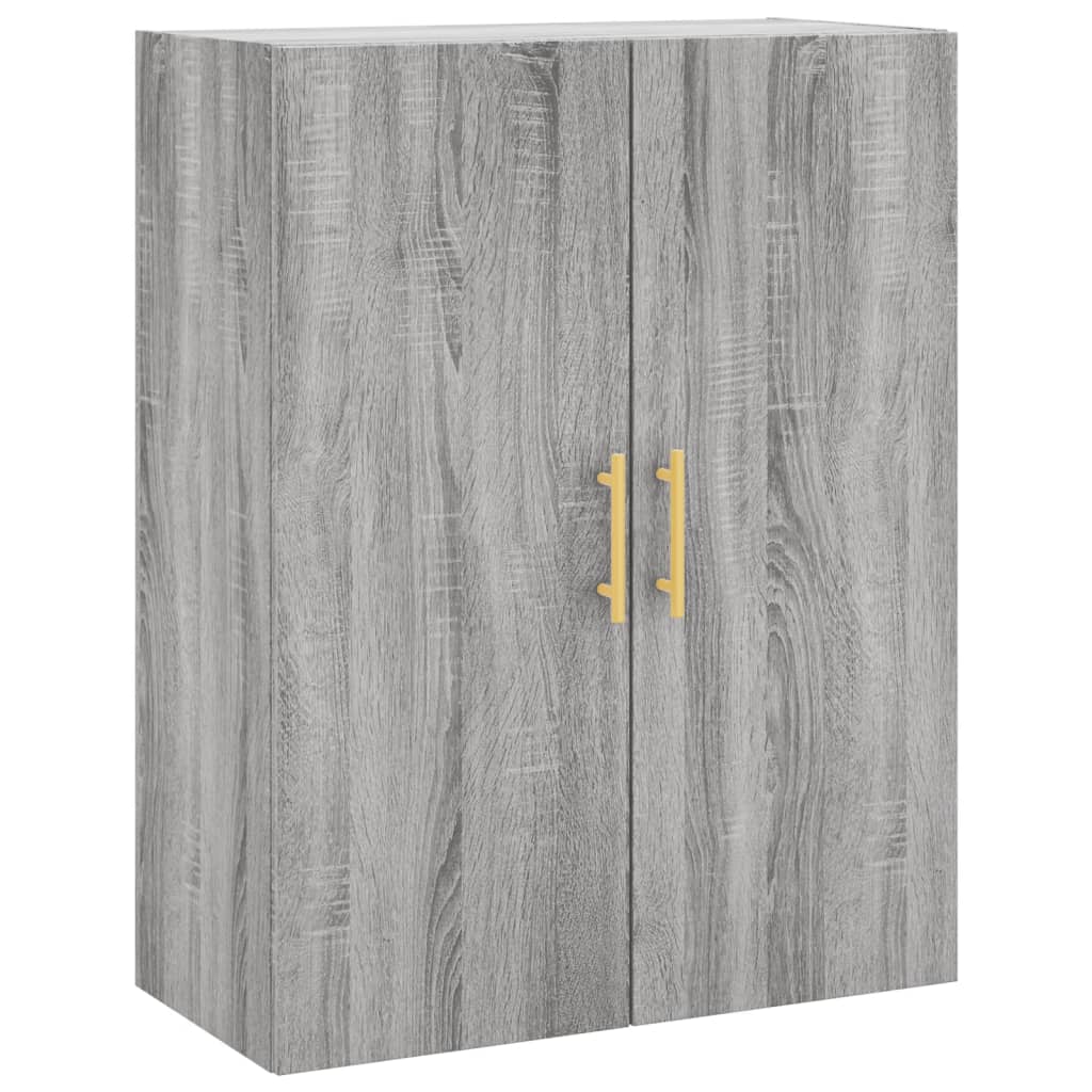 vidaXL Highboard Grau Sonoma 69,5x34x180 cm Holzwerkstoff