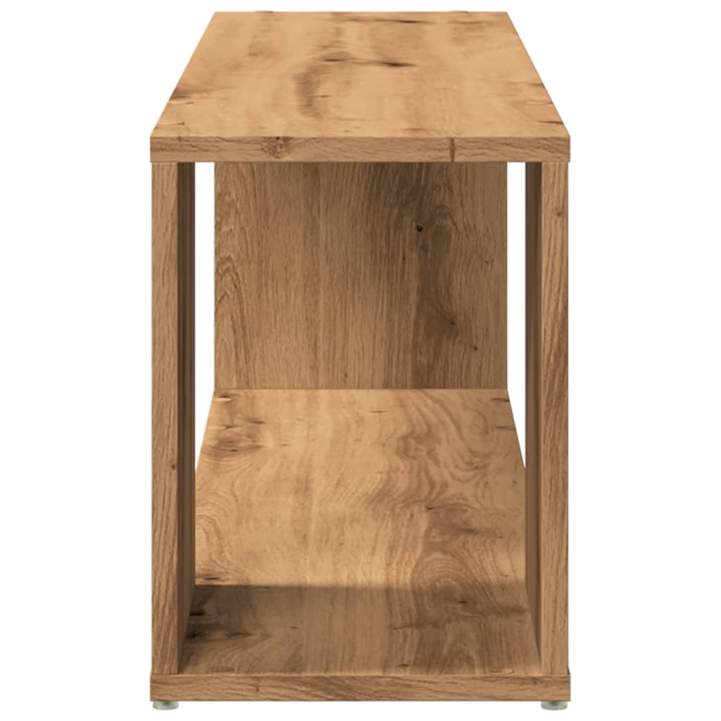 vidaXL TV-Schrank Artisan-Eiche 100x24x32 cm Holzwerkstoff