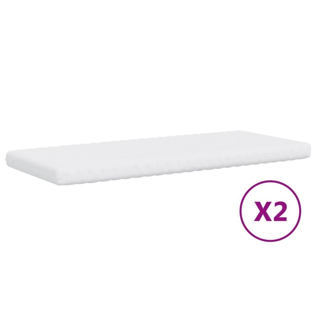 vidaXL Tagesbett Ausziehbar mit Schubladen Creme 100x200 cm Stoff