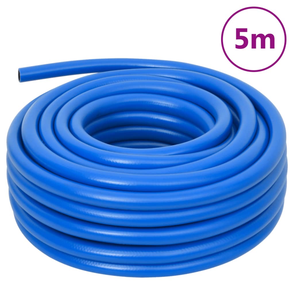 vidaXL Luftschlauch Blau 0,7" 5 m PVC