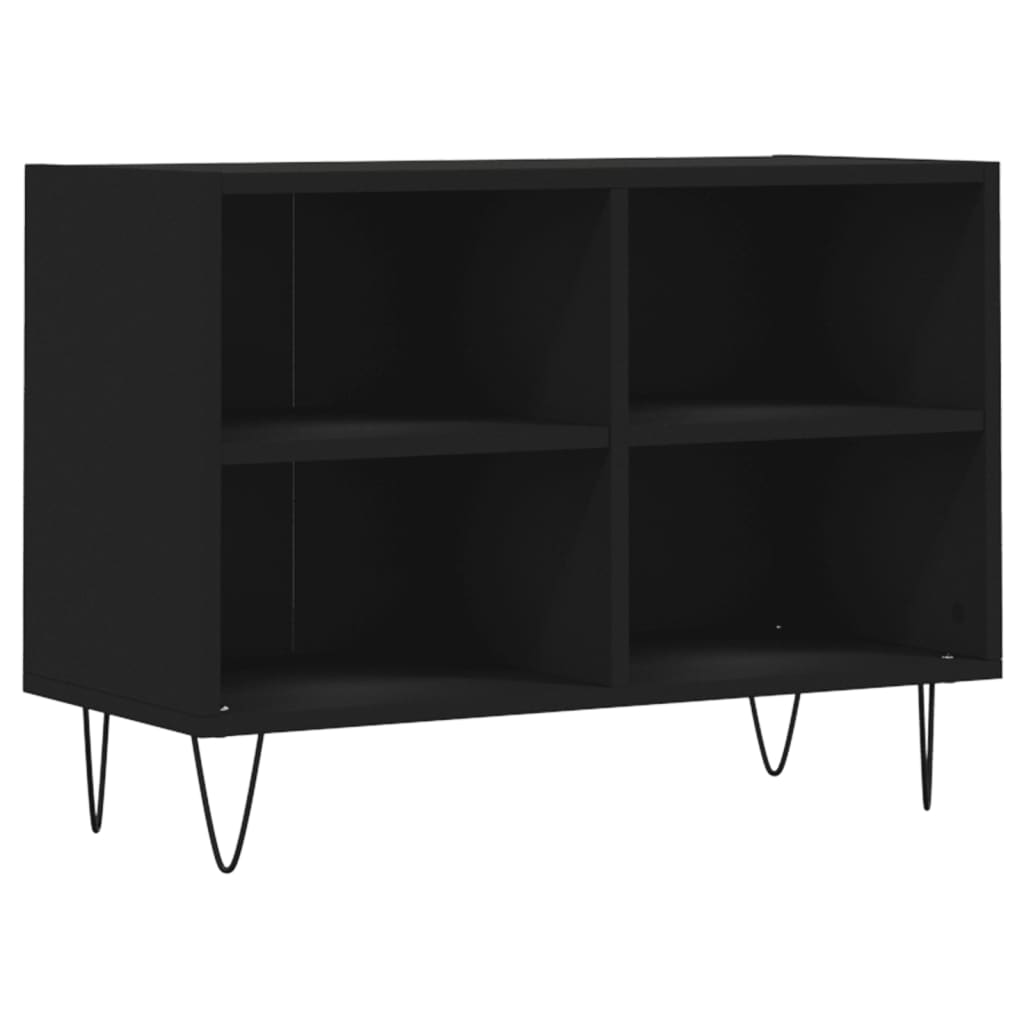 vidaXL TV-Schrank Schwarz 69,5x30x50 cm Holzwerkstoff