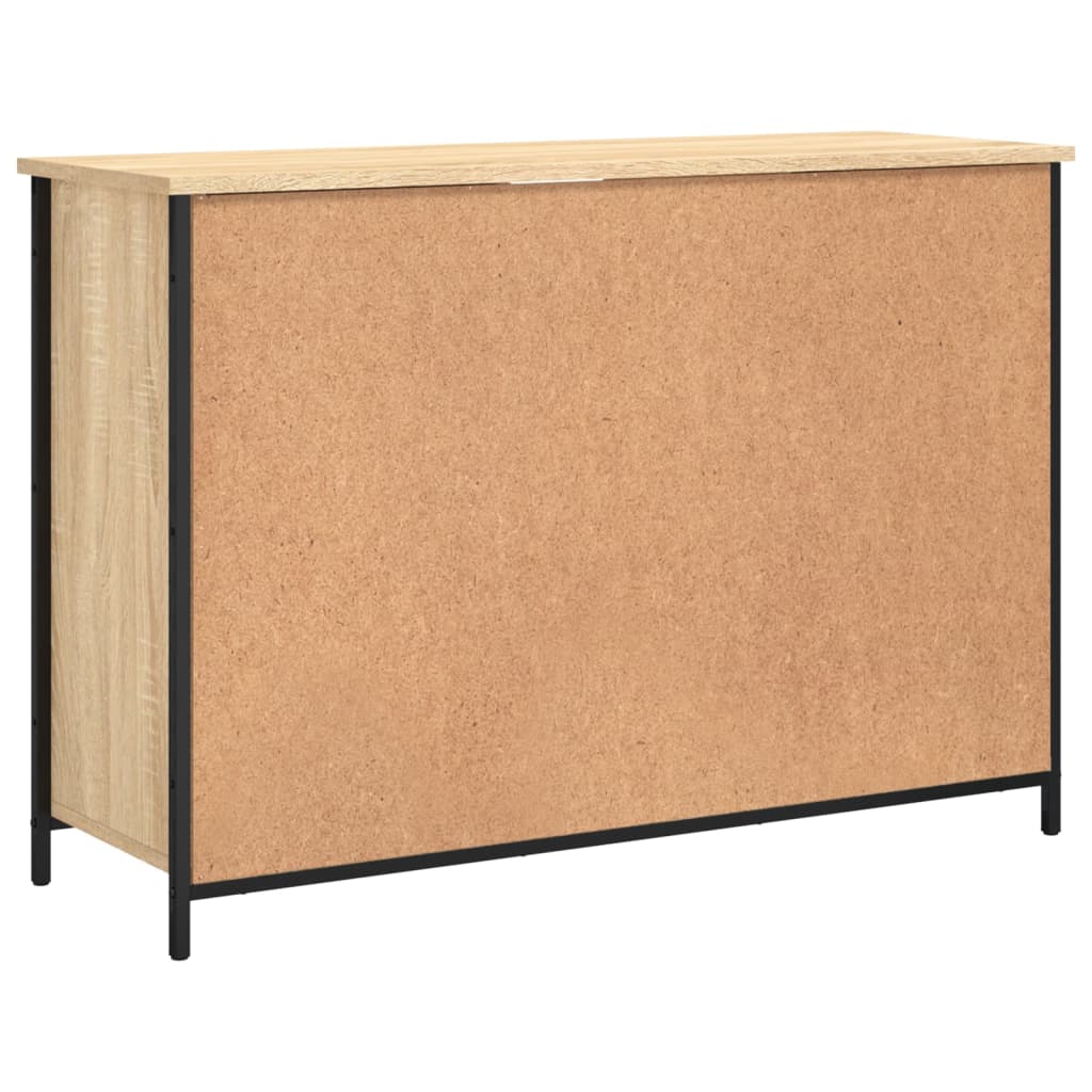 vidaXL Sideboard Sonoma-Eiche 100x35x70 cm Holzwerkstoff