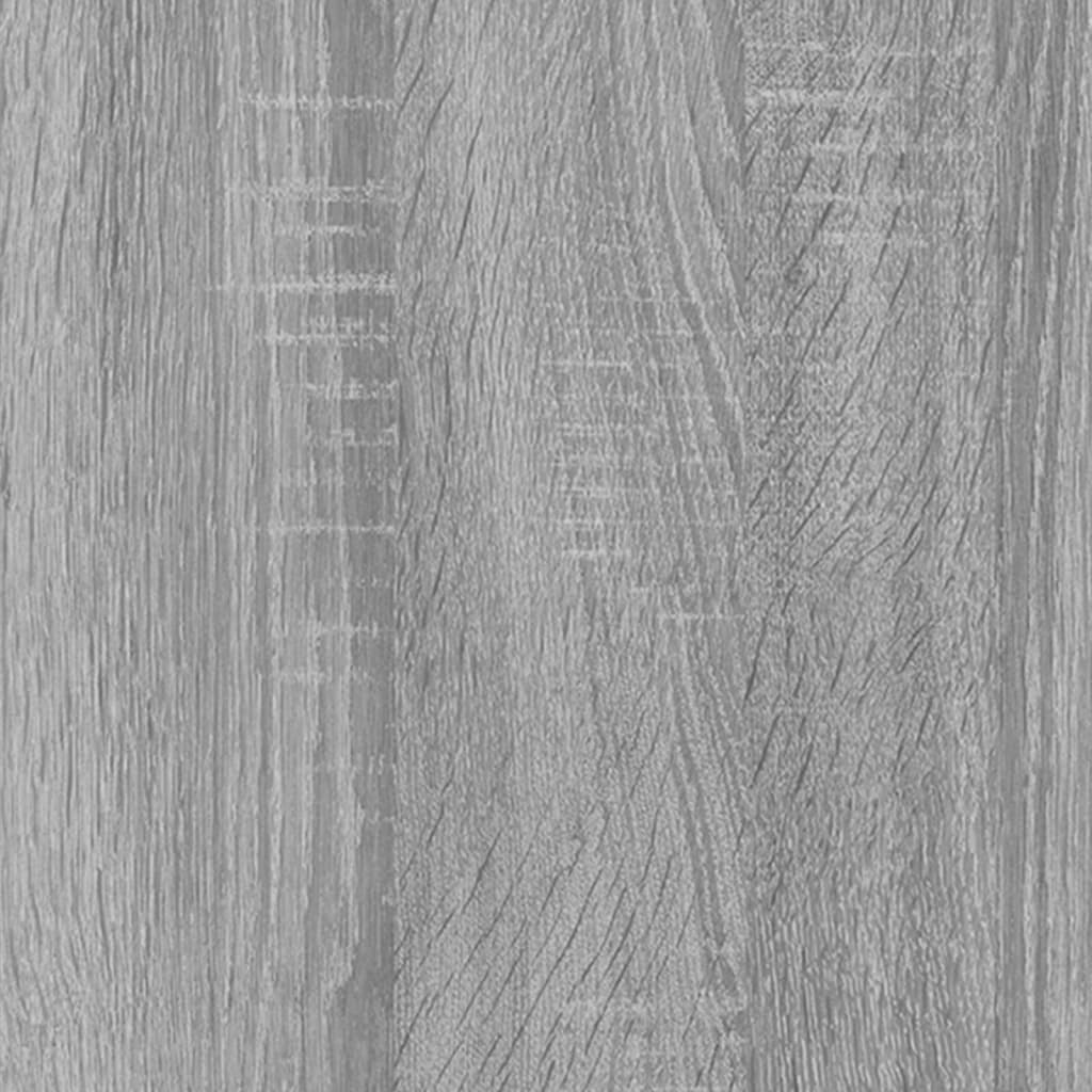 vidaXL Sideboard Grau Sonoma 91x29,5x65 cm Holzwerkstoff