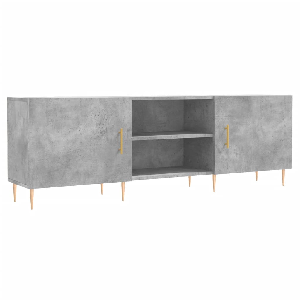 vidaXL TV-Schrank Betongrau 150x30x50 cm Holzwerkstoff