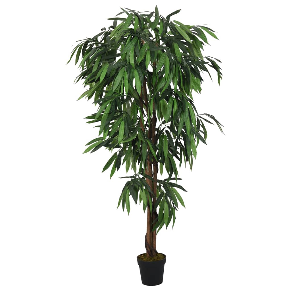 vidaXL Mangobaum Künstlich 300 Blätter 80 cm Grün