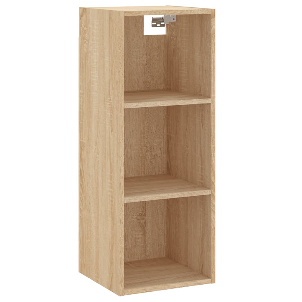 vidaXL Highboard Sonoma-Eiche 34,5x34x180 cm Holzwerkstoff