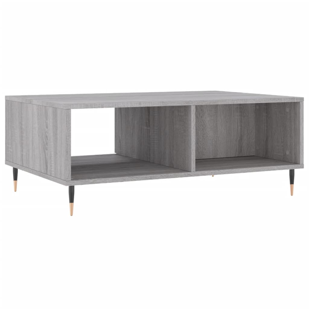 vidaXL Couchtisch Grau Sonoma 90x60x35 cm Holzwerkstoff