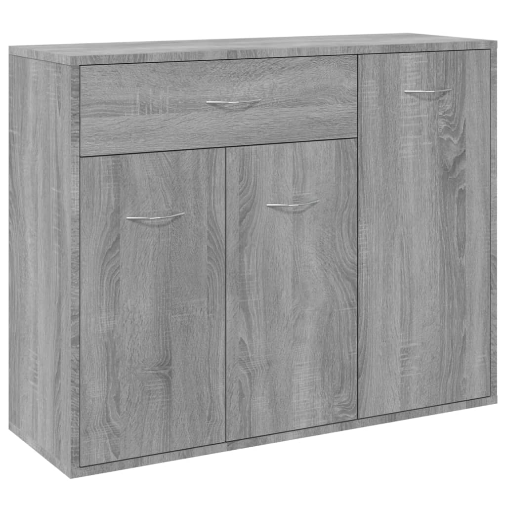 vidaXL Sideboard Grau Sonoma 88x30x70 cm Holzwerkstoff