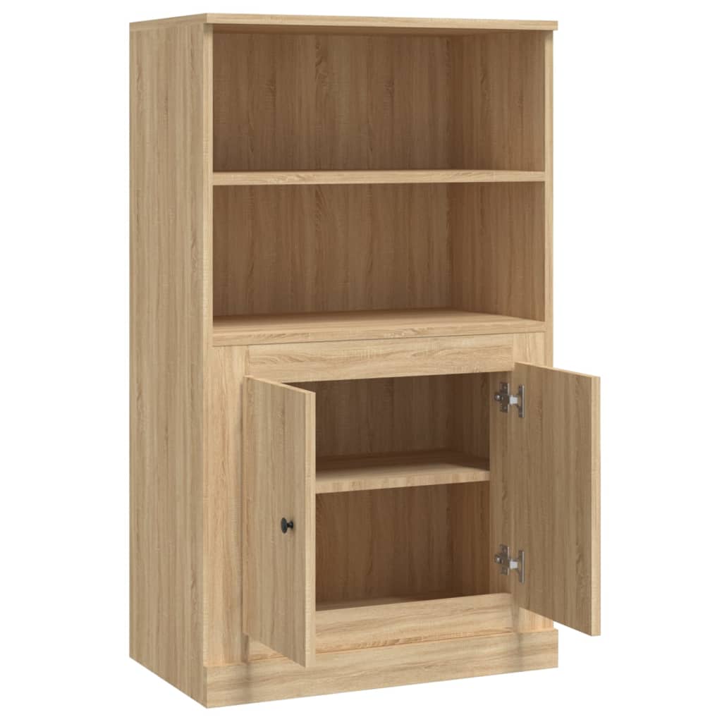 vidaXL Highboard Sonoma-Eiche 60x35,5x103,5 cm Holzwerkstoff