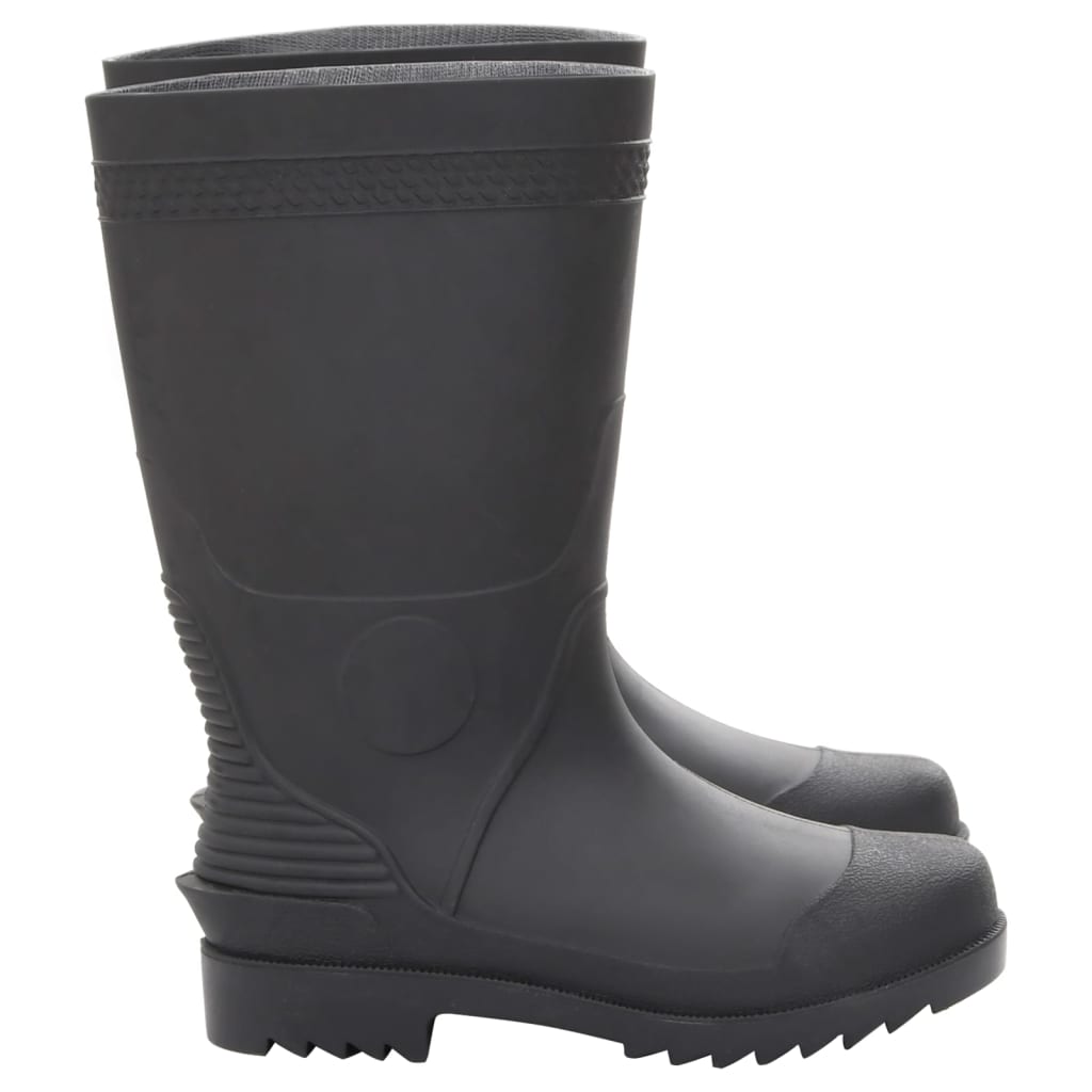 vidaXL Gummistiefel Schwarz Größe 38 PVC