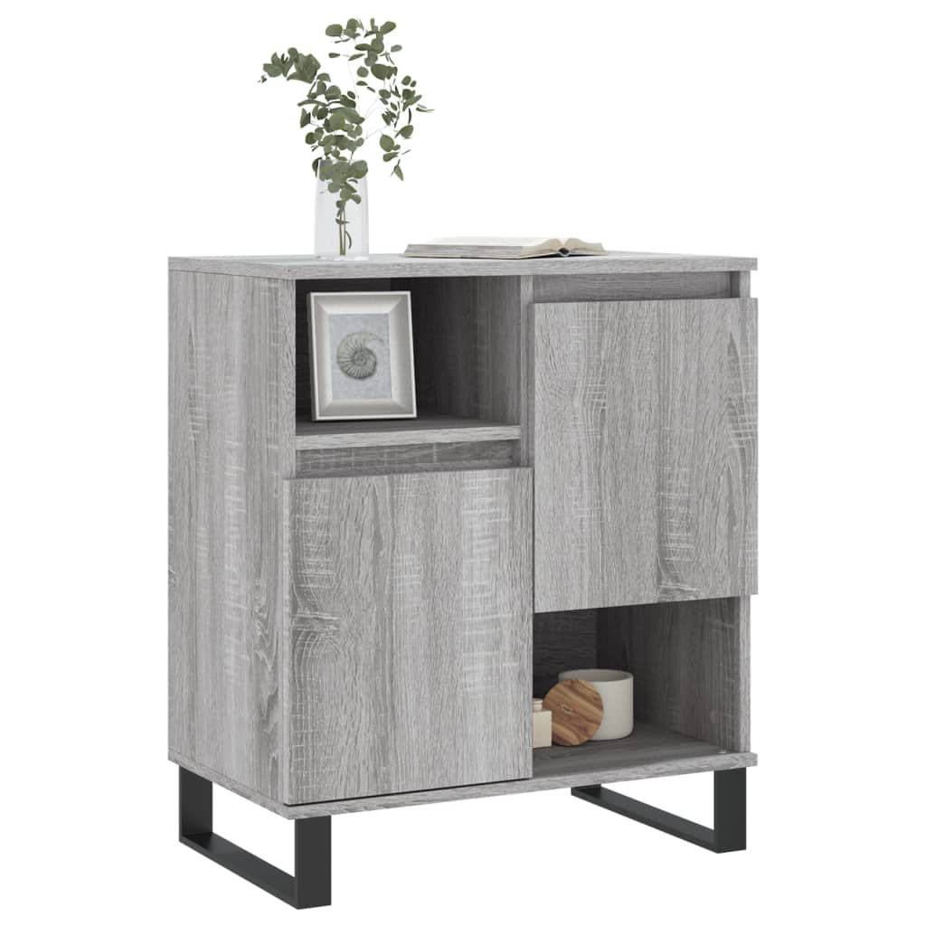 vidaXL Sideboard Grau Sonoma 60x35x70 cm Holzwerkstoff