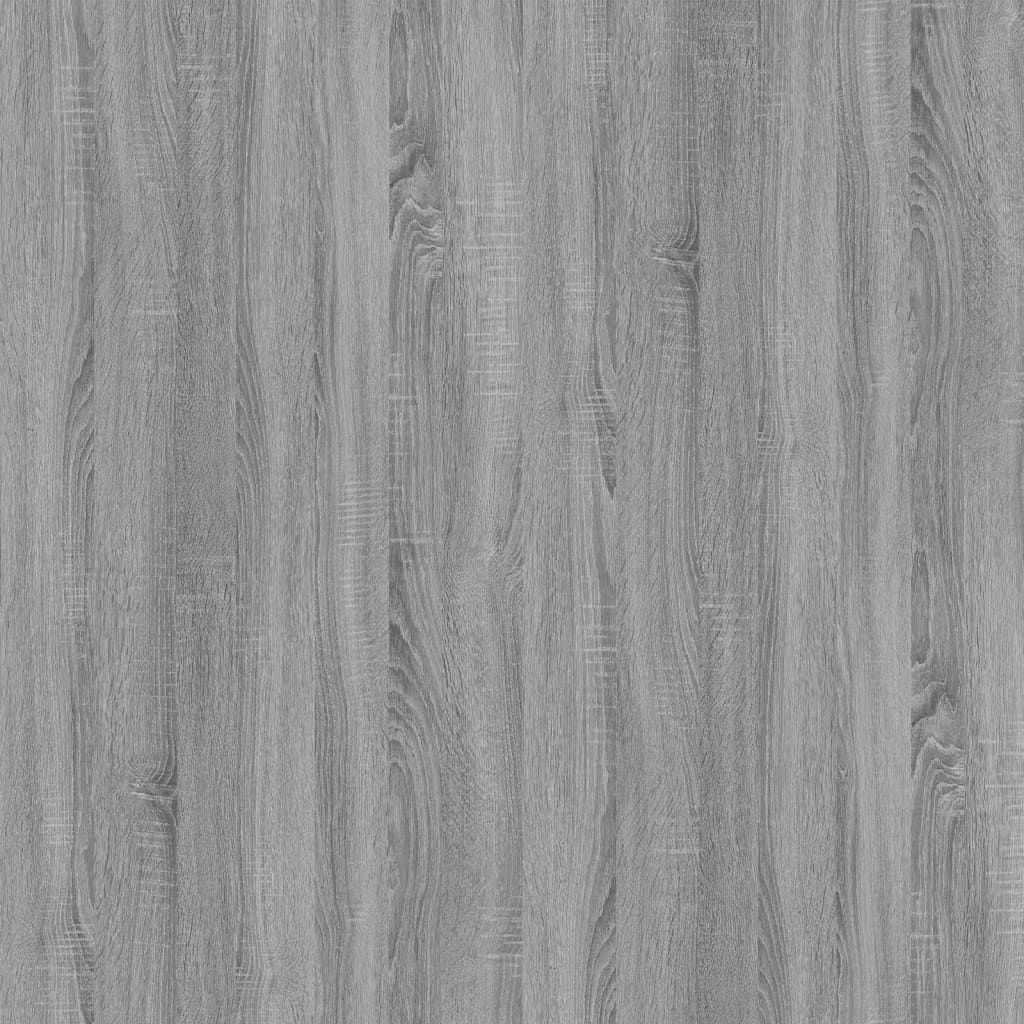 vidaXL Couchtisch Grau Sonoma 80x45x45 cm Holzwerkstoff und Eisen