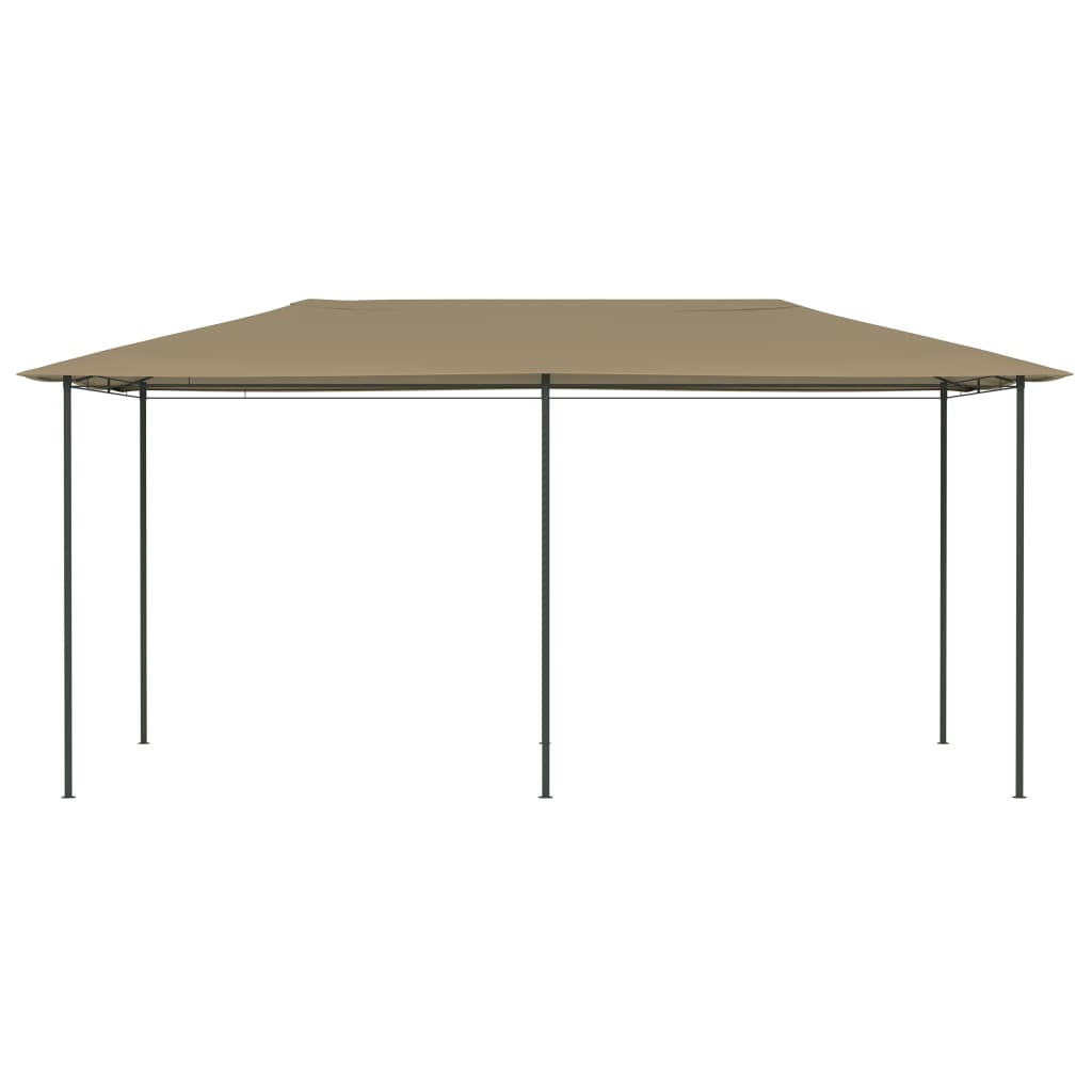 vidaXL Pavillon 2,98x5,3x2,59 m Taupe 160 g/m²