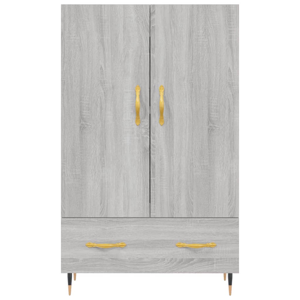 vidaXL Highboard Grau Sonoma 69,5x31x115 cm Holzwerkstoff