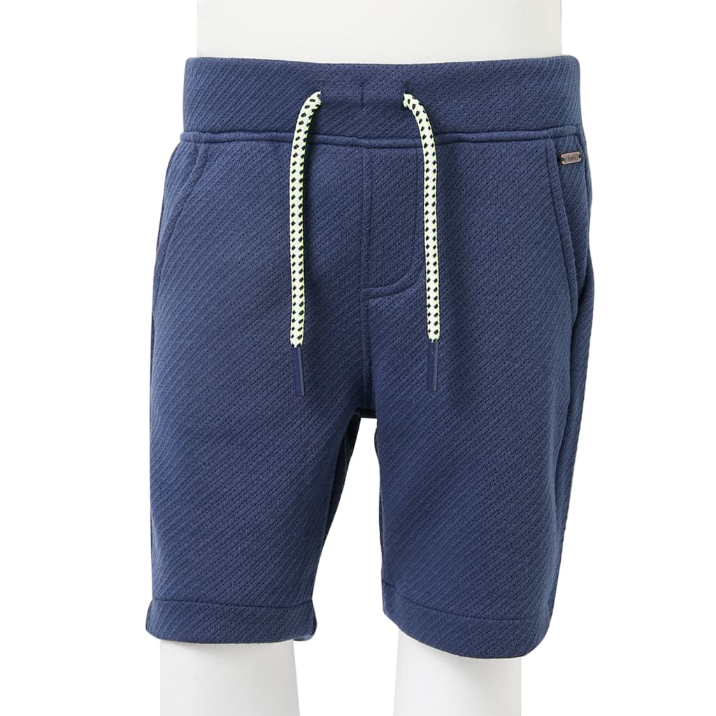 Kindershorts mit Kordelzug Dunkelblau 140