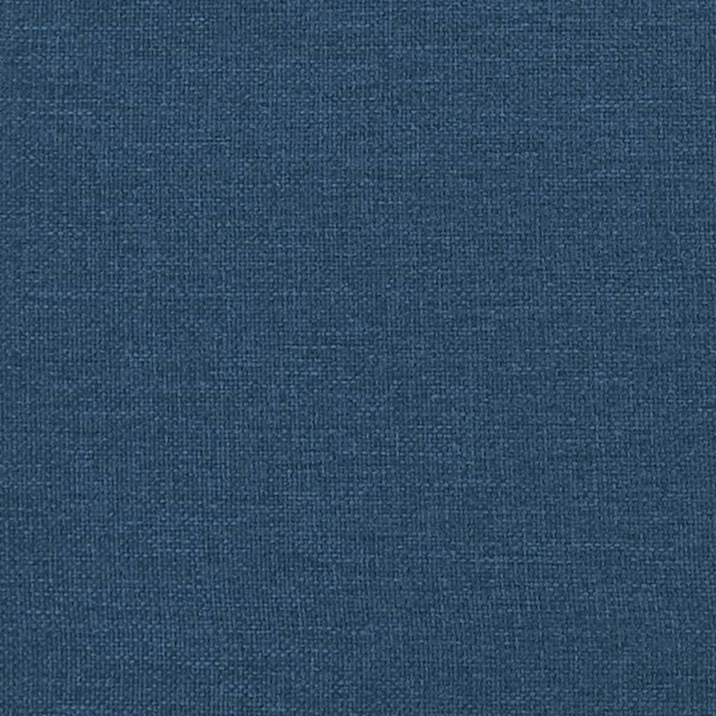 vidaXL Bodensofa mit Schlaffunktion Blau 112x174x55 cm Stoff