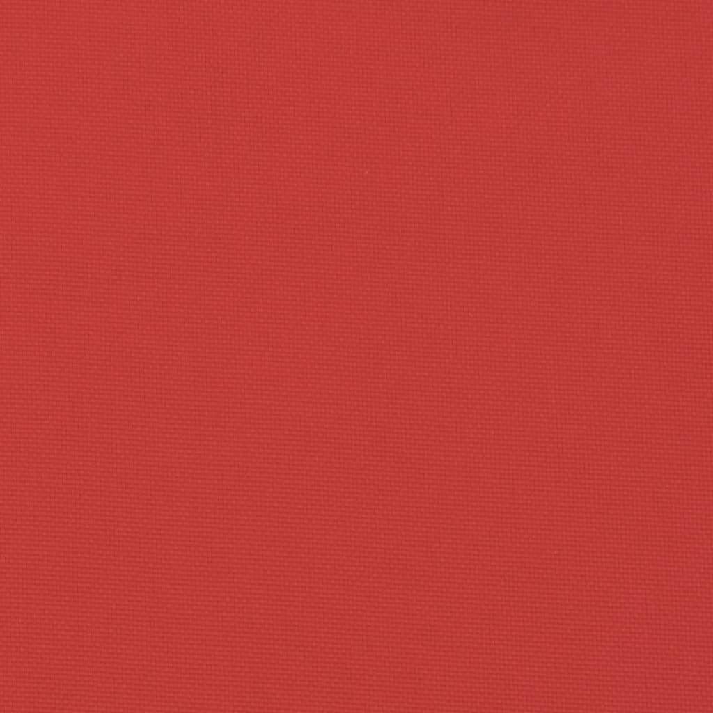 vidaXL Palettenkissen Rot 120x80x12 cm Stoff