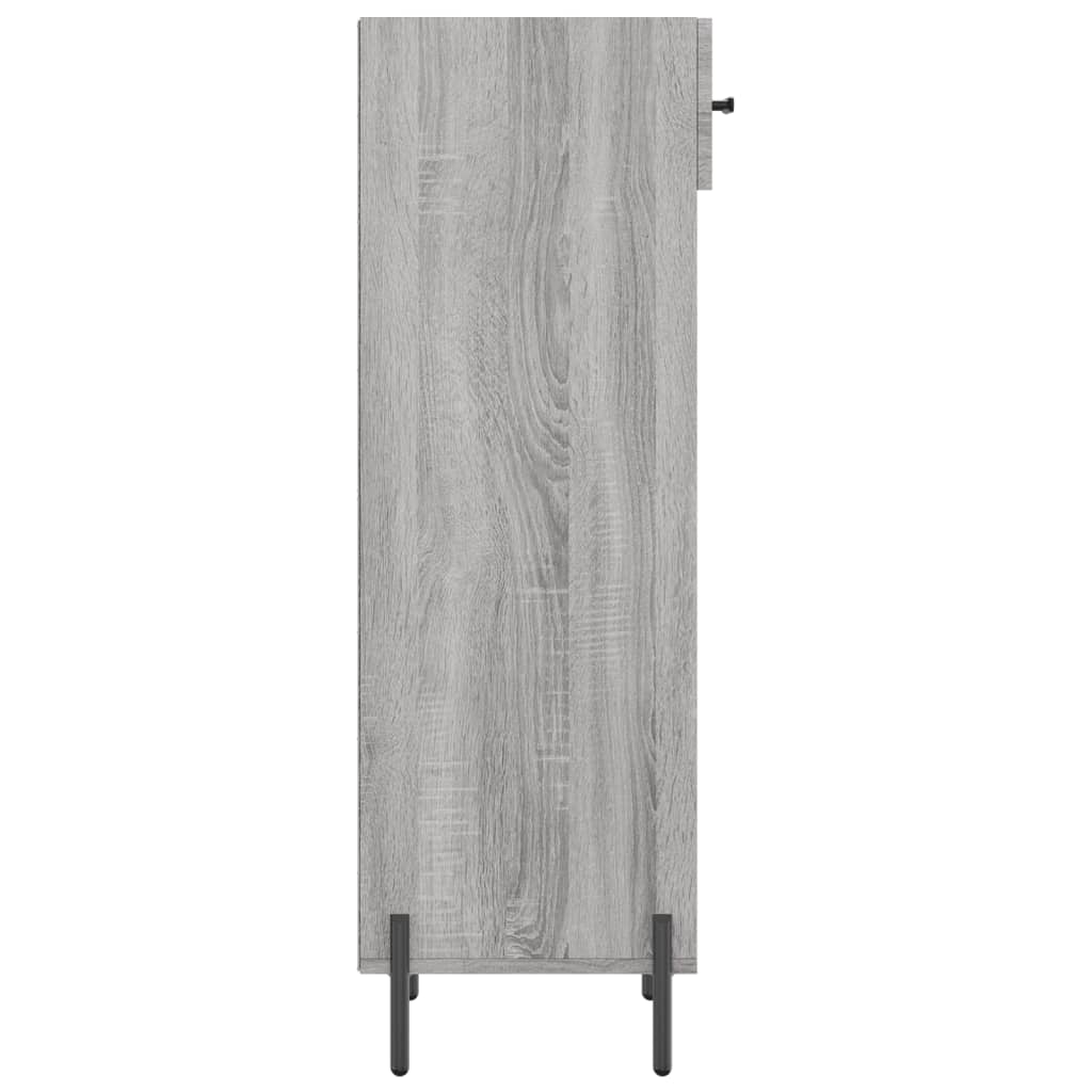 vidaXL Schuhschrank Grau Sonoma 30x35x105 cm Holzwerkstoff