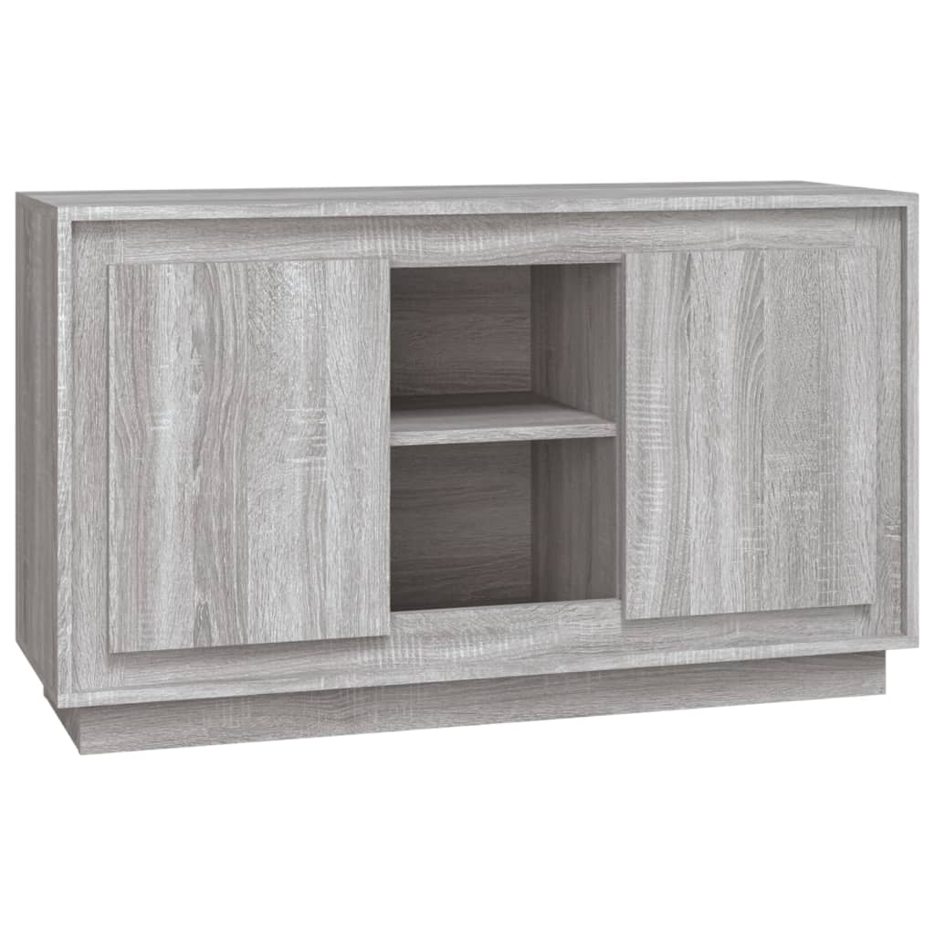 vidaXL Sideboard Grau Sonoma 102x35x60 cm Holzwerkstoff