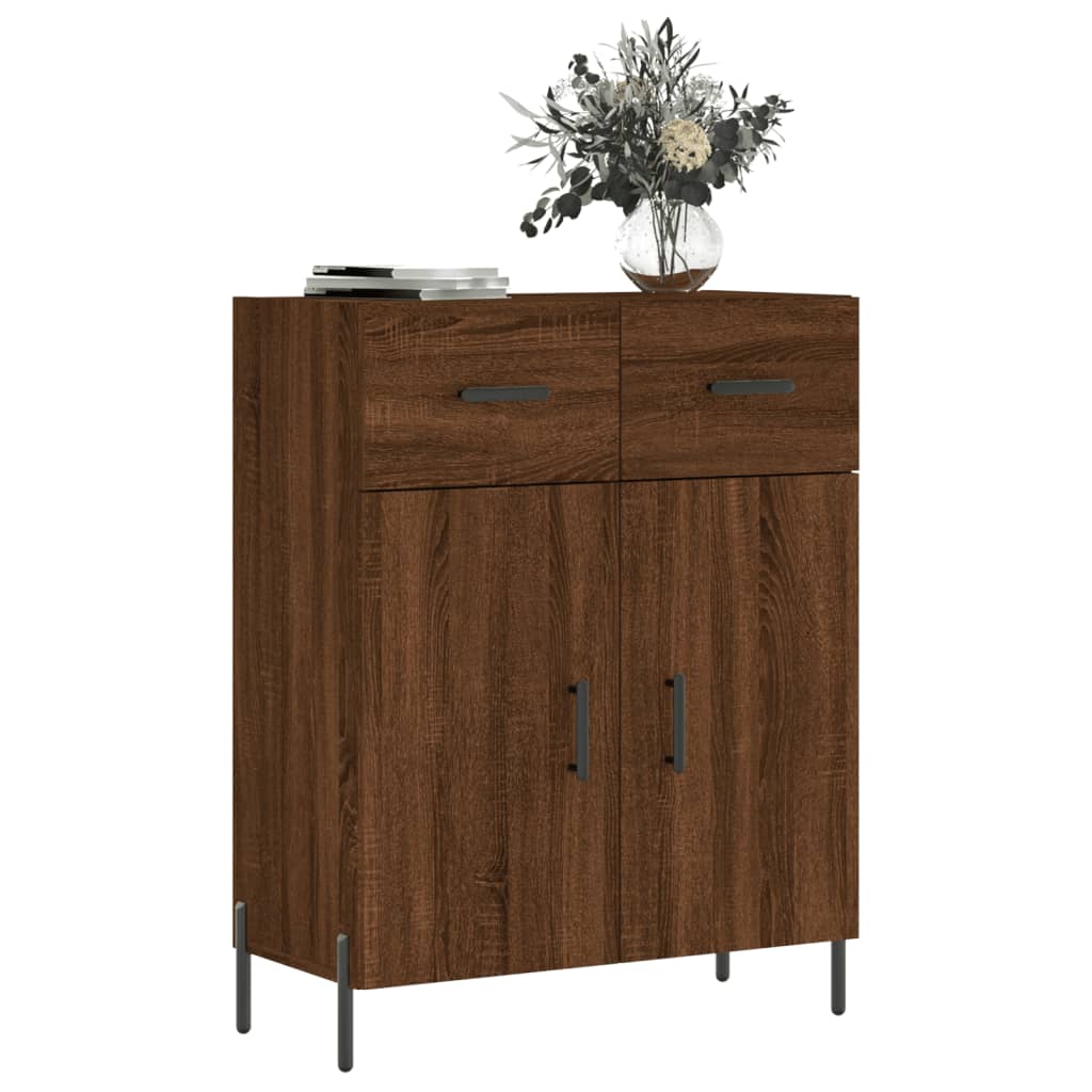 vidaXL Sideboard Braun Eichen-Optik 69,5x34x90 cm Holzwerkstoff