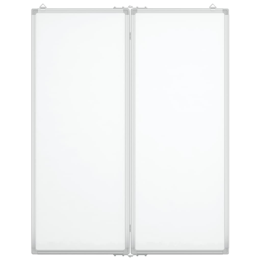 vidaXL Magnetisches Whiteboard Klappbar 80x100x1,7 cm Aluminium