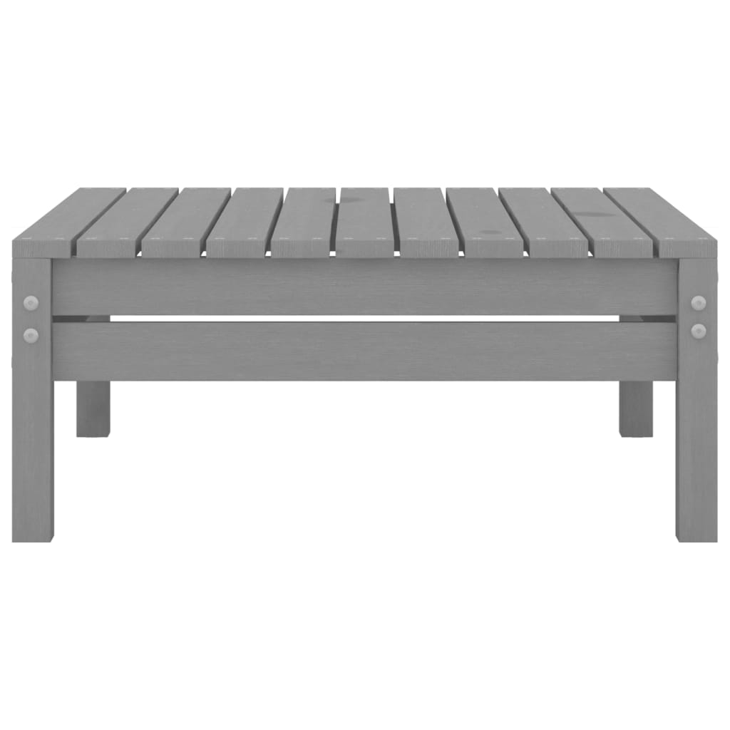 vidaXL 6-tlg. Garten-Lounge-Set Grau Kiefer Massivholz