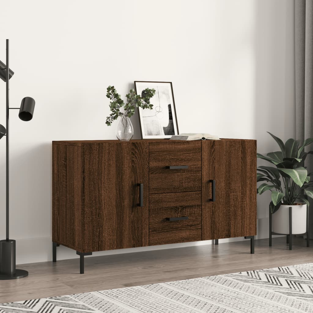 vidaXL Sideboard Braun Eichen-Optik 100x36x60 cm Holzwerkstoff