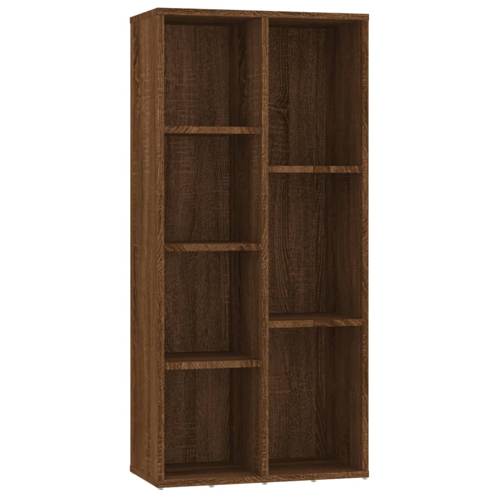 vidaXL Bücherschrank Braun Eichen-Optik 50x25x106 cm