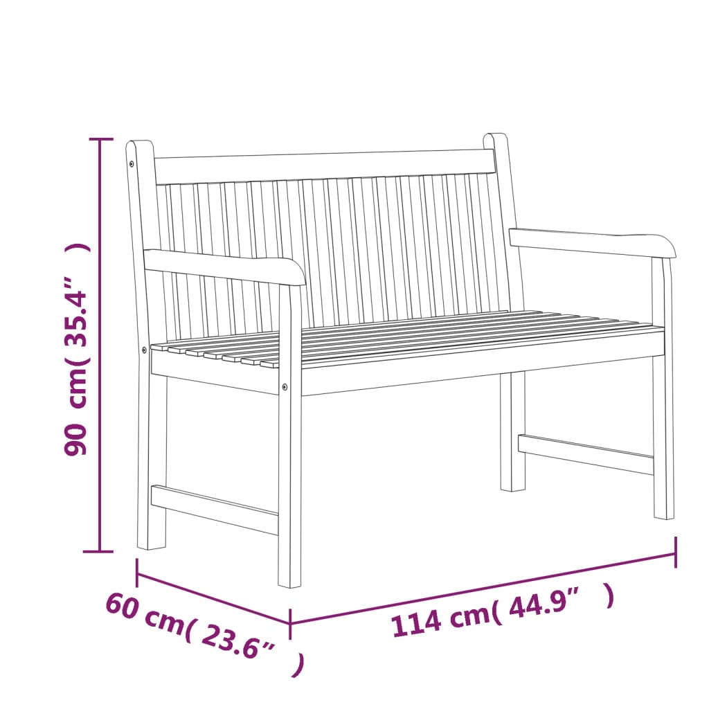 vidaXL 5-tlg. Garten-Essgruppe Massivholz Teak