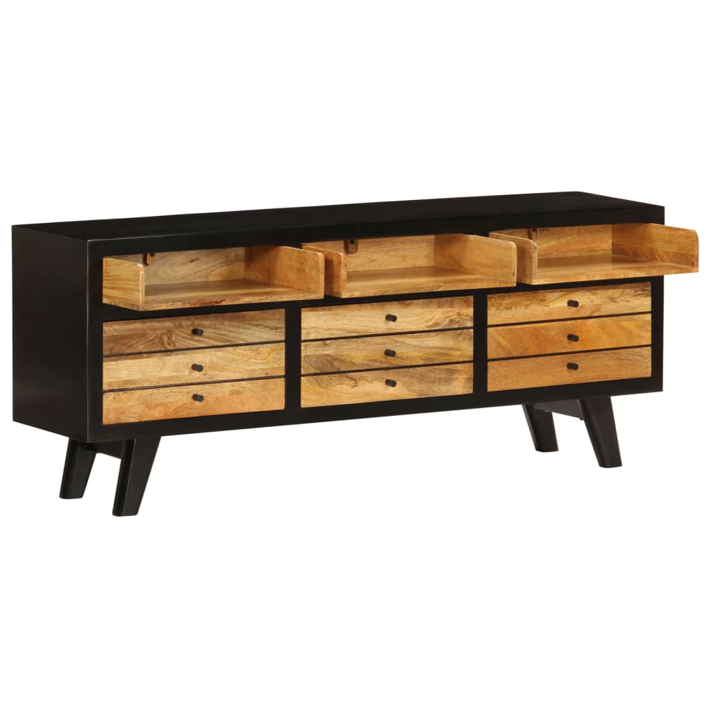 vidaXL TV-Schrank Massivholz Mango 120x30x50 cm