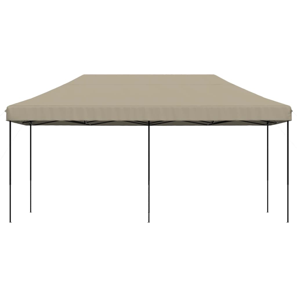 vidaXL Partyzelt Faltbar Pop-Up Taupe 580x292x315 cm