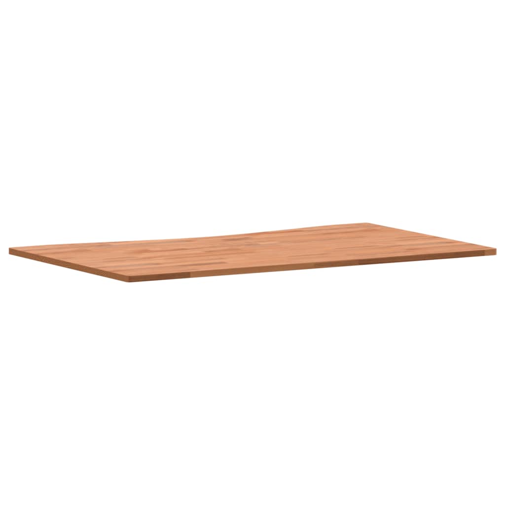 vidaXL Schreibtischplatte 100x(55-60)x1,5 cm Massivholz Buche