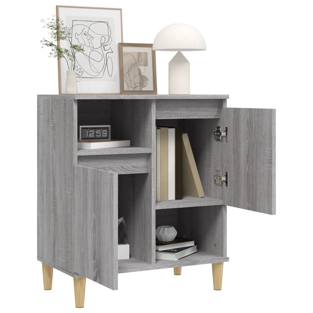 vidaXL Sideboard Grau Sonoma 60x35x70 cm Holzwerkstoff