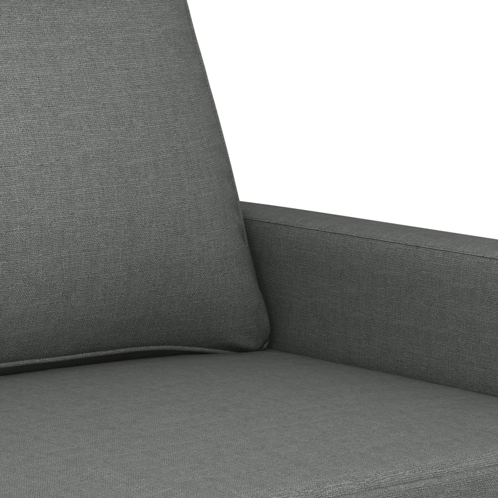 vidaXL 3-Sitzer-Sofa Dunkelgrau 180 cm Stoff