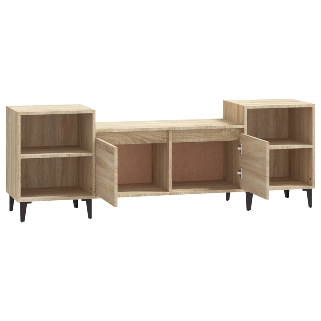 vidaXL TV-Schrank Sonoma-Eiche 160x35x55 cm Holzwerkstoff