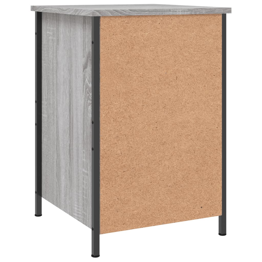 vidaXL Nachttische 2 Stk. Grau Sonoma 40x42x60 cm Holzwerkstoff