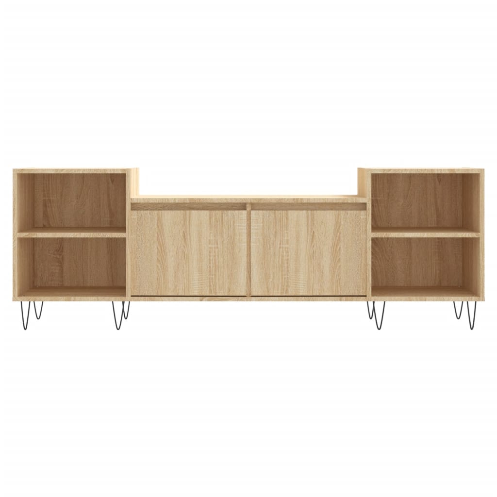 vidaXL TV-Schrank Sonoma-Eiche 160x35x55 cm Holzwerkstoff