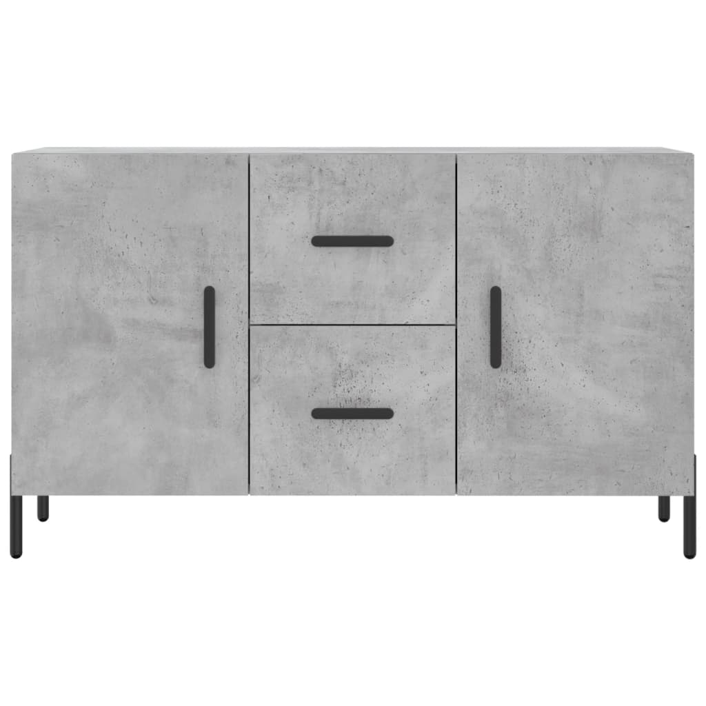 vidaXL Sideboard Betongrau 100x36x60 cm Holzwerkstoff