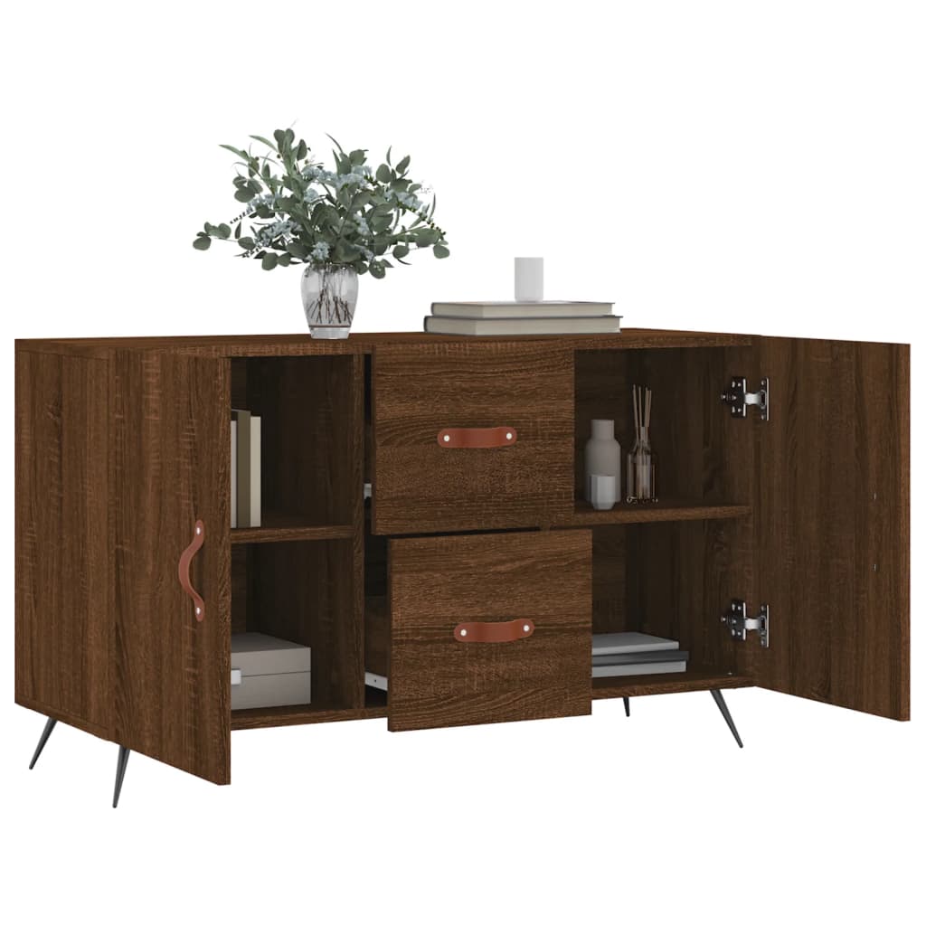 vidaXL Sideboard Braun Eichen-Optik 100x36x60 cm Holzwerkstoff