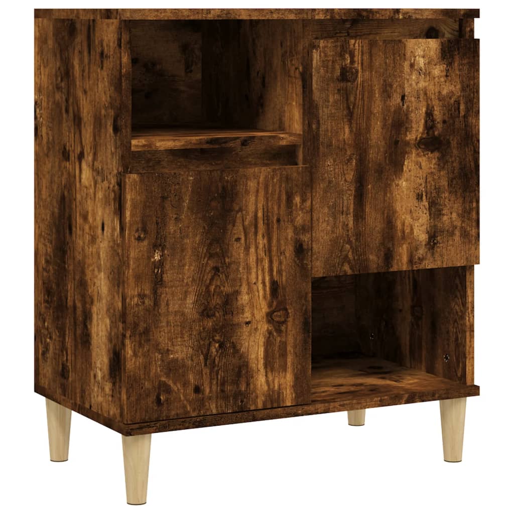 vidaXL Sideboard Räuchereiche 60x35x70 cm Holzwerkstoff