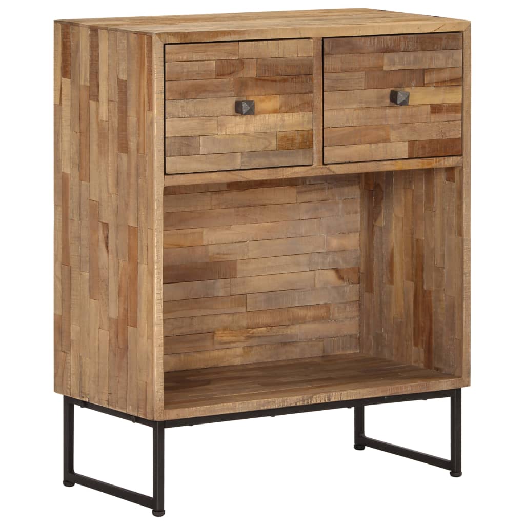 vidaXL Sideboard Recyceltes Teakholz 60x30x75 cm