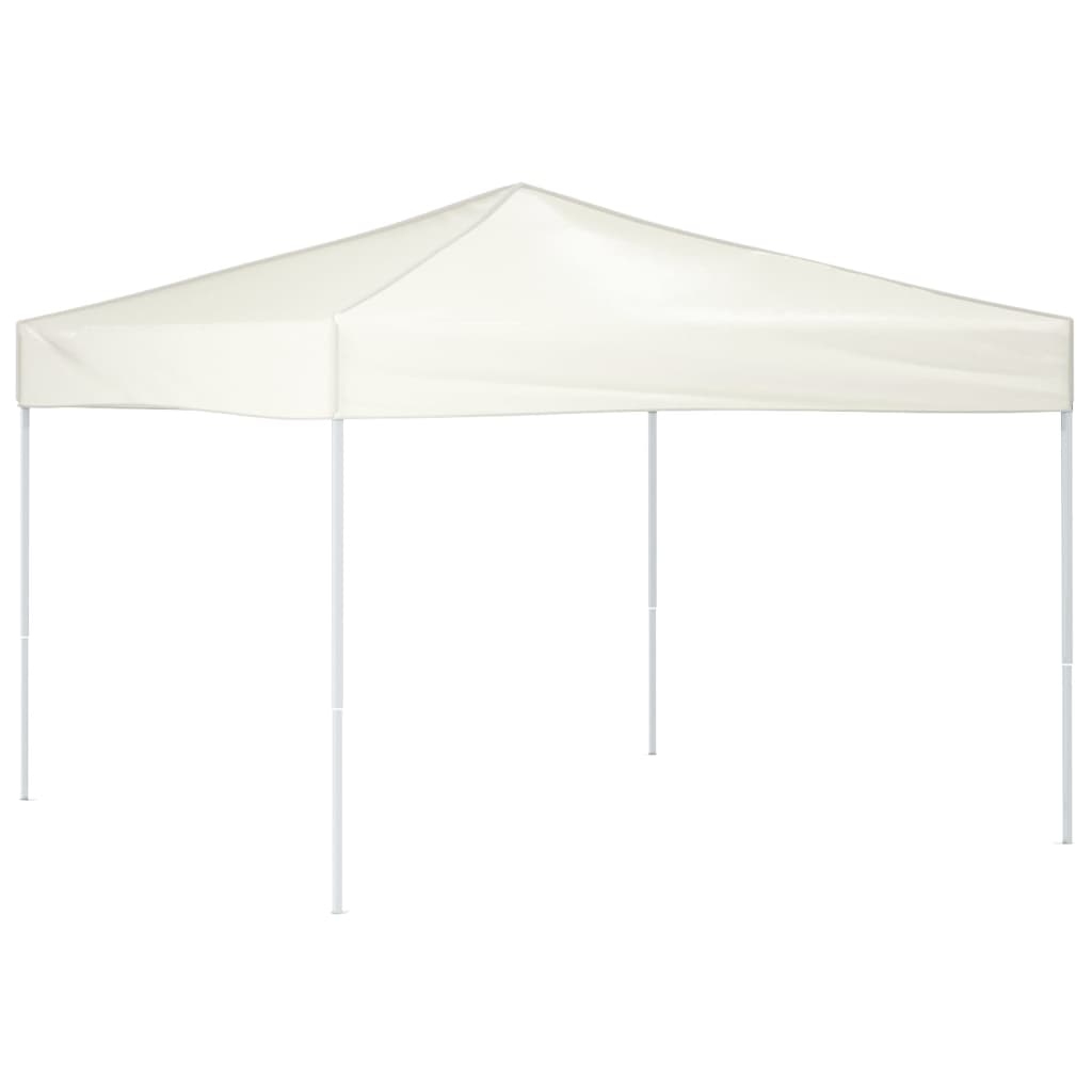 vidaXL Partyzelt Faltbar Creme 3x3 m