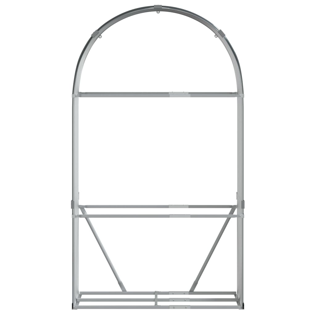 vidaXL Kaminholzunterstand Anthrazit 120x45x210 Verzinkter Stahl