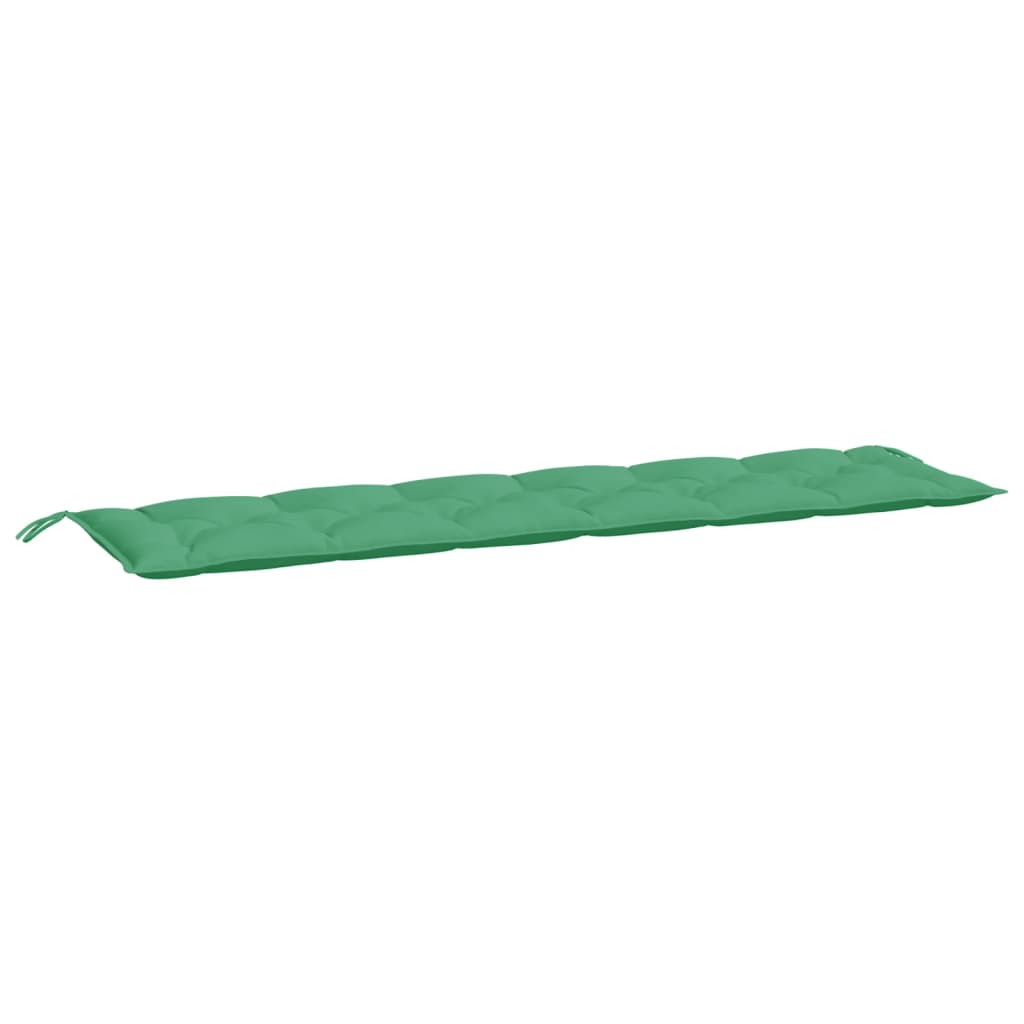 vidaXL Gartenbank-Auflage Grün 200x(50+50)x7 cm Oxford-Gewebe