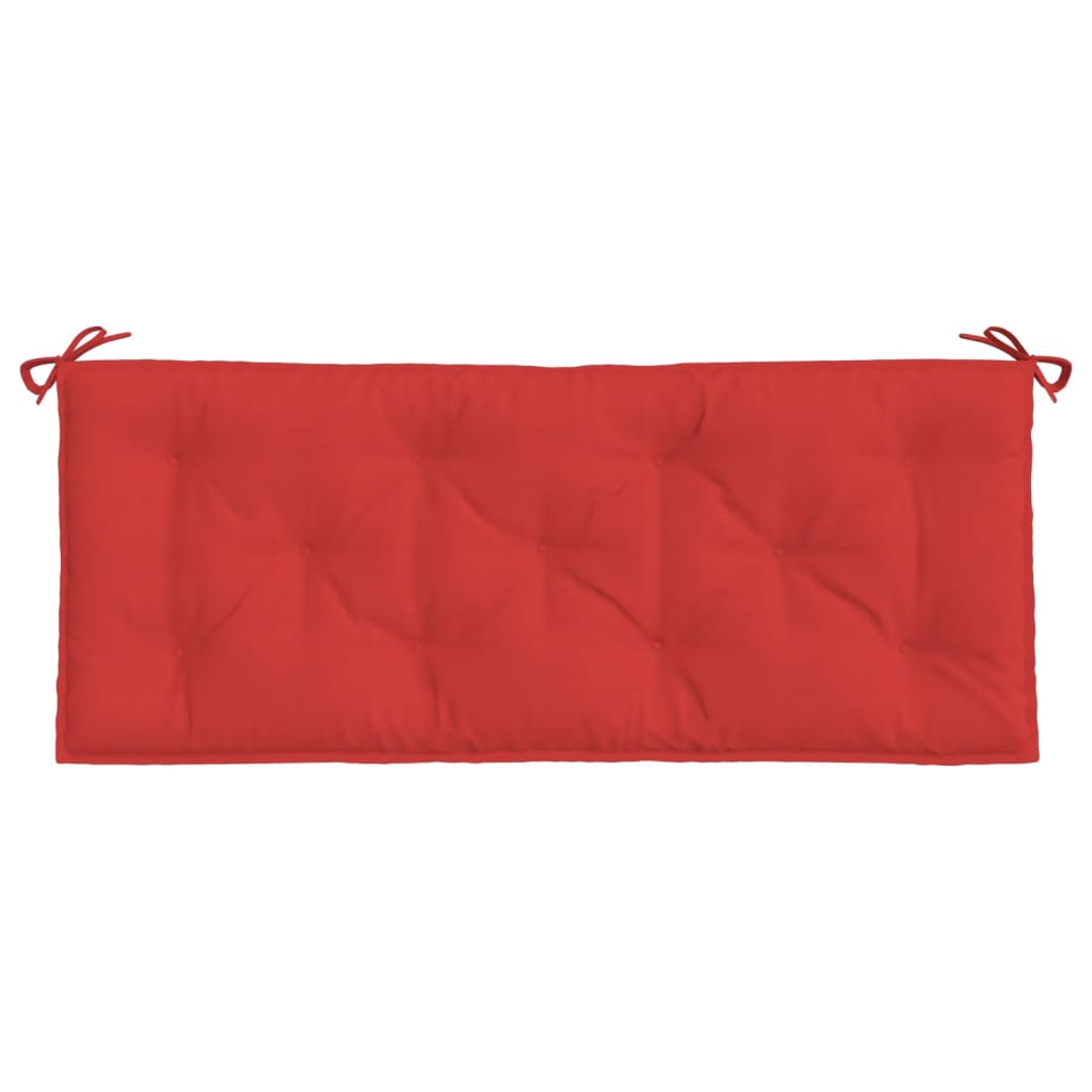 vidaXL Gartenbank-Auflagen 2 Stk. Rot 120x50x7 cm Oxford-Gewebe