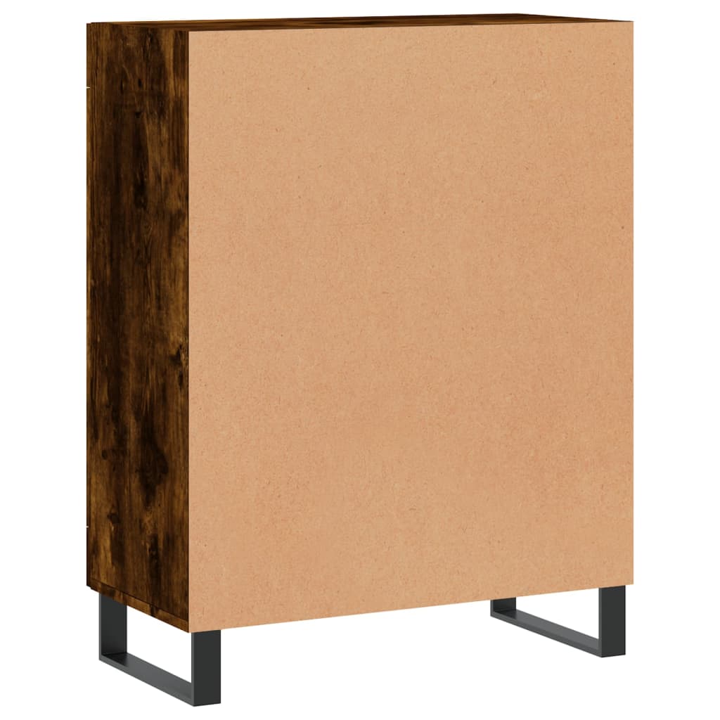 vidaXL Sideboard Räuchereiche 69,5x34x90 cm Holzwerkstoff