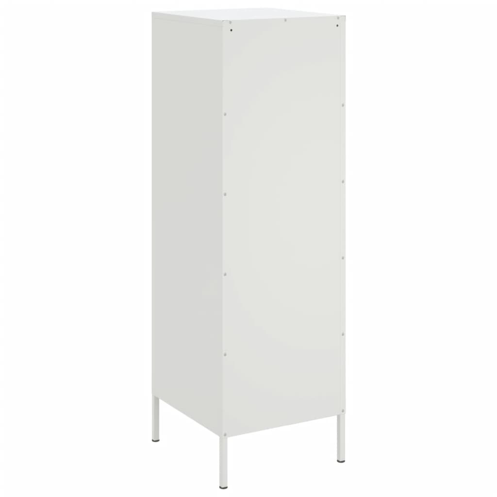 vidaXL Highboard Weiß 36x39x113 cm Stahl