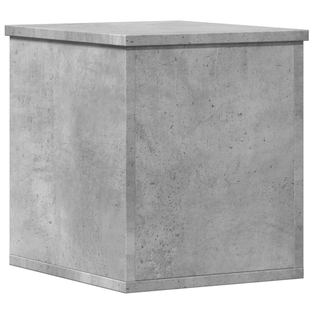 vidaXL Truhe Betongrau 30x35x35 cm Holzwerkstoff