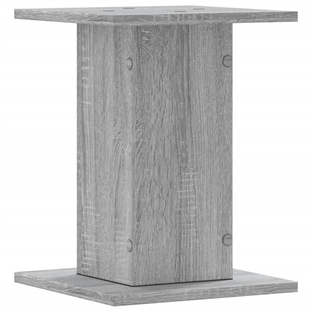 vidaXL Pflanzenständer 2 Stk. Grau Sonoma 30x30x40 cm Holzwerkstoff