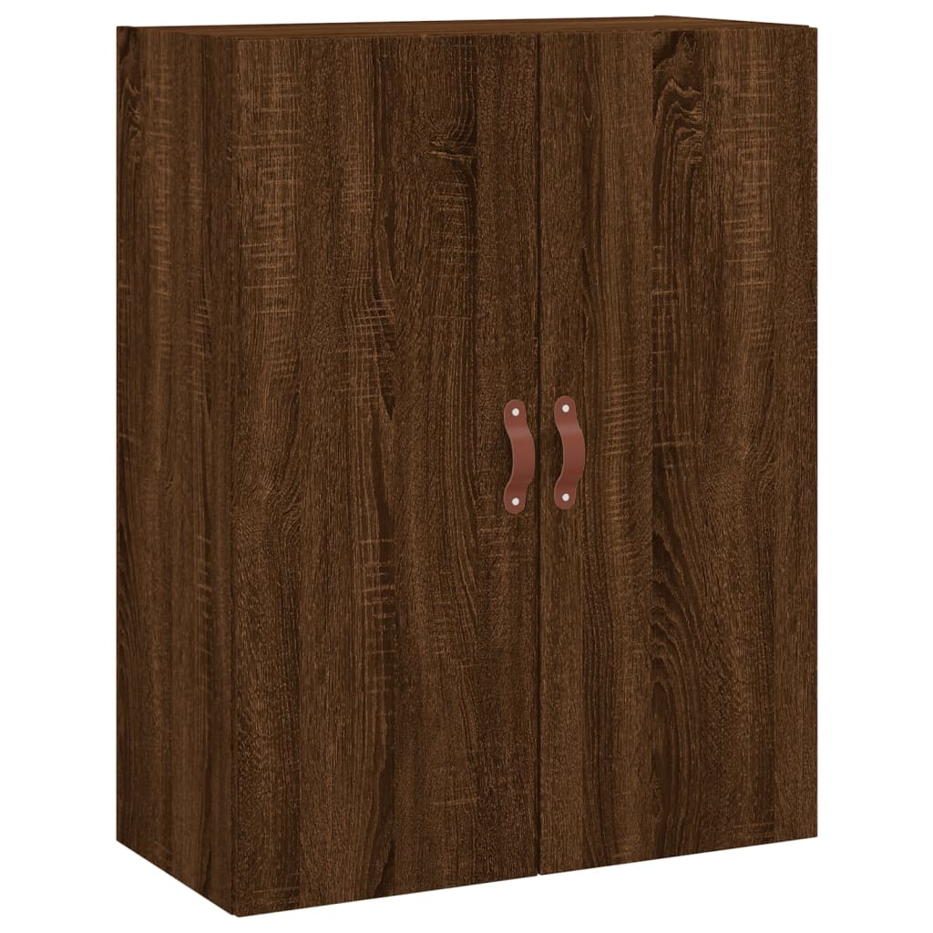 vidaXL Wandschrank Braun Eichen-Optik 69,5x34x90 cm